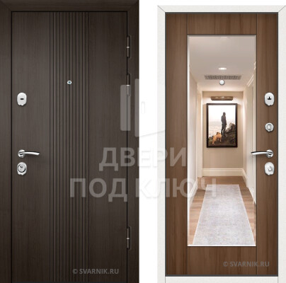 Входная утепленная дверь на дачу ДПК-10084
