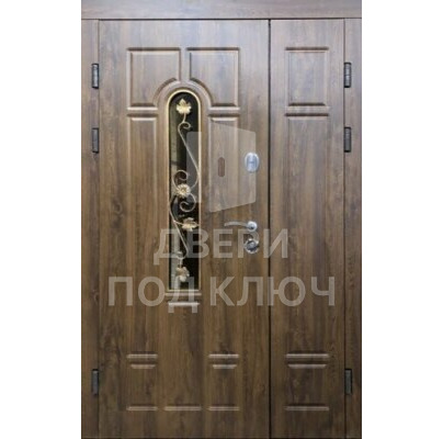Полуторная дверь с окном ДПК-11240